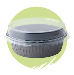13810 Round Rolled Rim Tray
